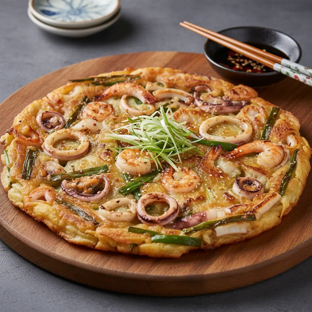 Seafood & Green Onion Pancake